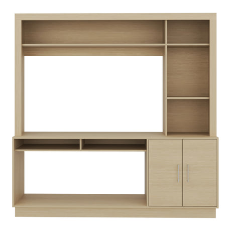 Centro de Entretenimiento Cantabria Cartagena 180x180cm Para TV Hasta 55 Pulgadas con Un Cajón - MUEBLES DE TV | Bylmo