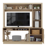 Centro de Entretenimiento Cantabria Cartagena 180x180cm Para TV Hasta 55 Pulgadas con Un Cajón - MUEBLES DE TV | Bylmo