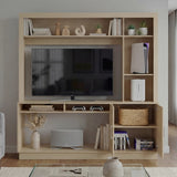 Centro de Entretenimiento Cantabria Cartagena 180x180cm Para TV Hasta 55 Pulgadas con Un Cajón - MUEBLES DE TV | Bylmo