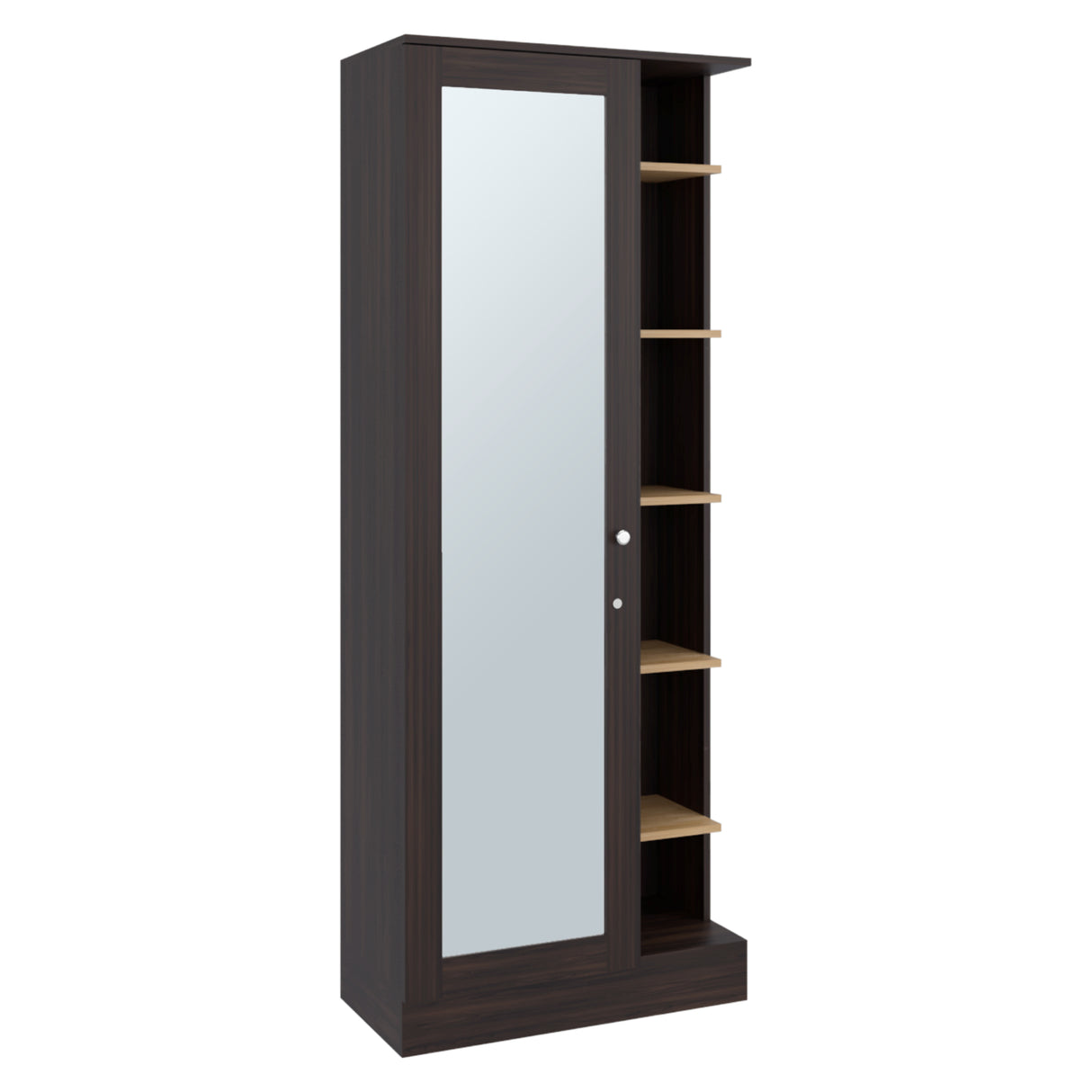 Closet Woman Fresno 70x180.7cm sin Cajones con 9 Entrepaños con Espejo - CLOSETS | Bylmo