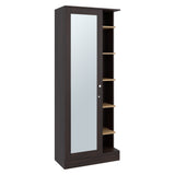 Closet Woman Fresno 70x180.7cm sin Cajones con 9 Entrepaños con Espejo - CLOSETS | Bylmo