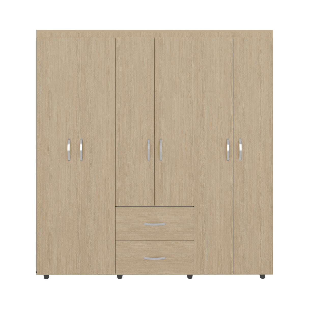 Closet Bariloche Cartagena 170x180cm con 2 Cajones con 4 Entrepaños - CLOSETS | Bylmo