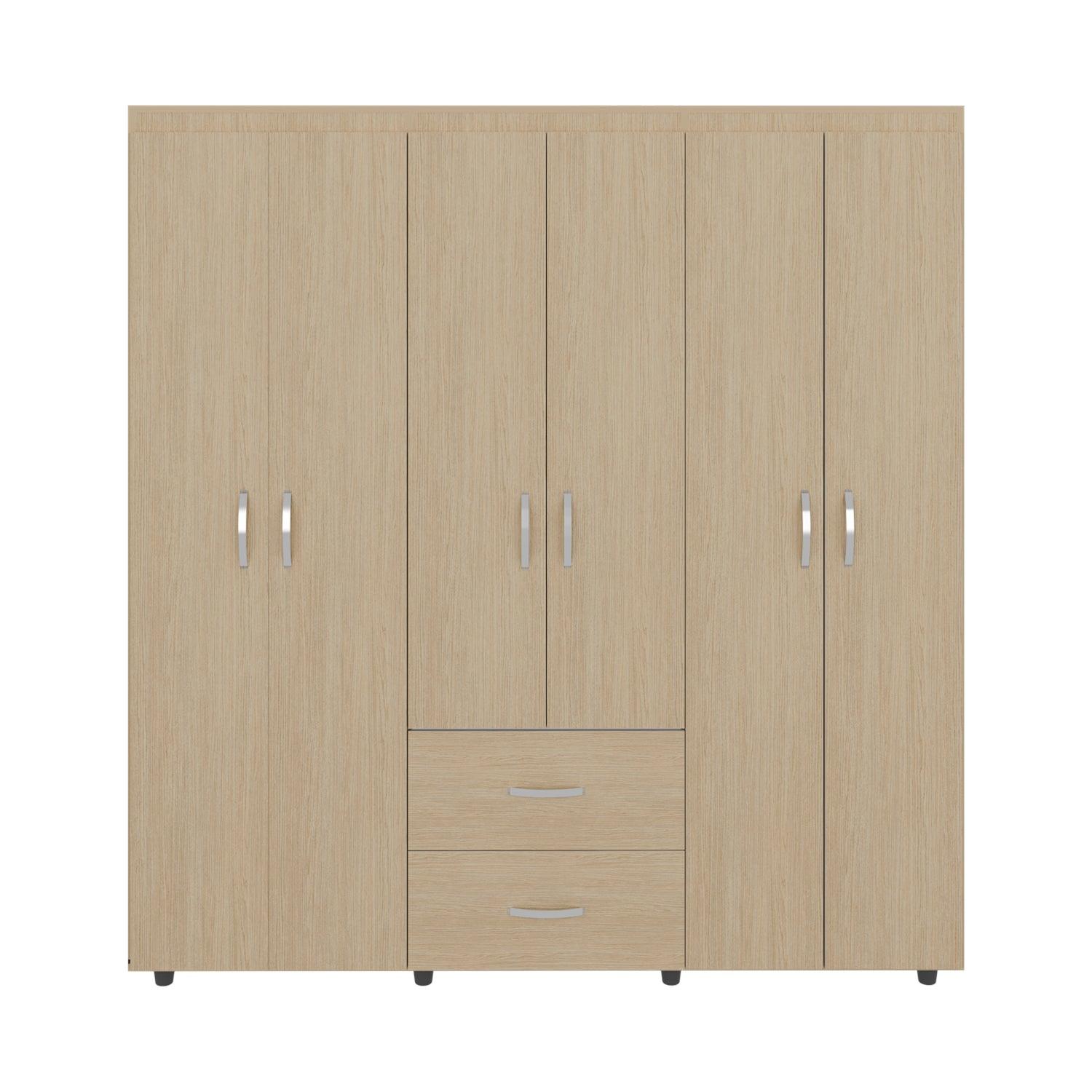 Closet Bariloche Cartagena 170x180cm con 2 Cajones con 4 Entrepaños - CLOSETS | Bylmo