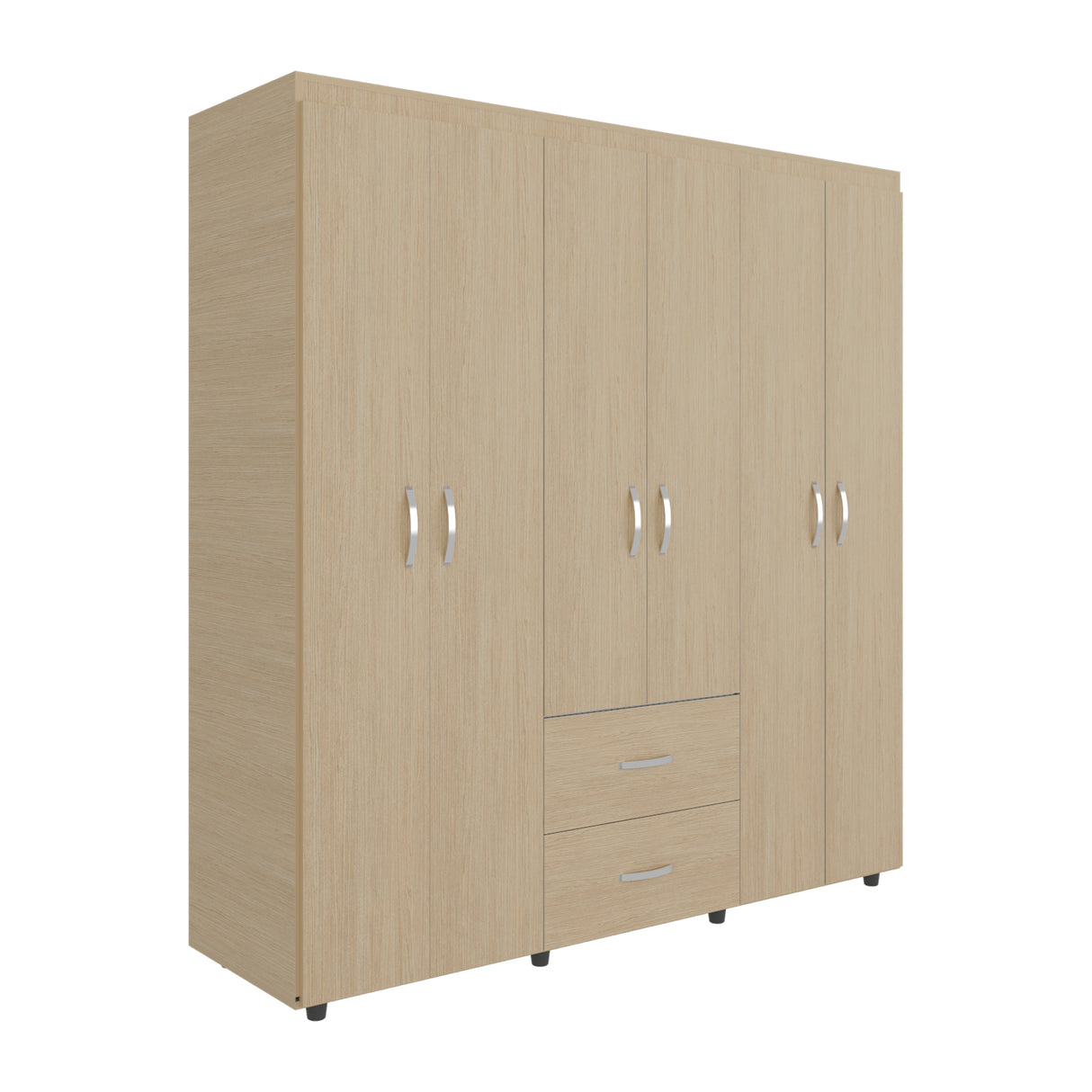 Closet Bariloche Cartagena 170x180cm con 2 Cajones con 4 Entrepaños - CLOSETS | Bylmo