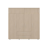 Closet Luque Cartagena y Blanco 200x204cm con 3 Cajones con 3 Entrepaños - CLOSETS | Bylmo