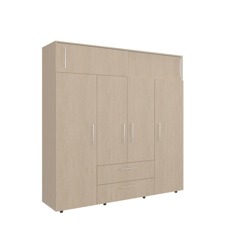 Closet Luque Cartagena y Blanco 200x204cm con 3 Cajones con 3 Entrepaños - CLOSETS | Bylmo