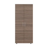 Closet Hogar Avellana y Blanco 80x180.5cm con Dos Puertas - CLOSETS | Bylmo