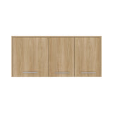 Mueble Superior de Cocina Orion Fresno 120x54.5cm con Tres Puertas y con Locero - MUEBLES SUPERIORES DE COCINA | Bylmo