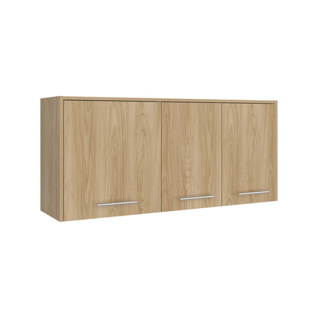 Mueble Superior de Cocina Orion Fresno 120x54.5cm con Tres Puertas y con Locero - MUEBLES SUPERIORES DE COCINA | Bylmo