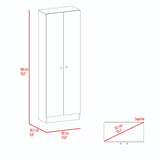 Closet Home Avellana 60x180cm con Dos Puertas - CLOSETS | Bylmo