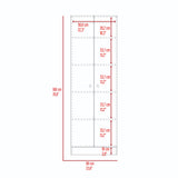 Closet Home Avellana 60x180cm con Dos Puertas - CLOSETS | Bylmo