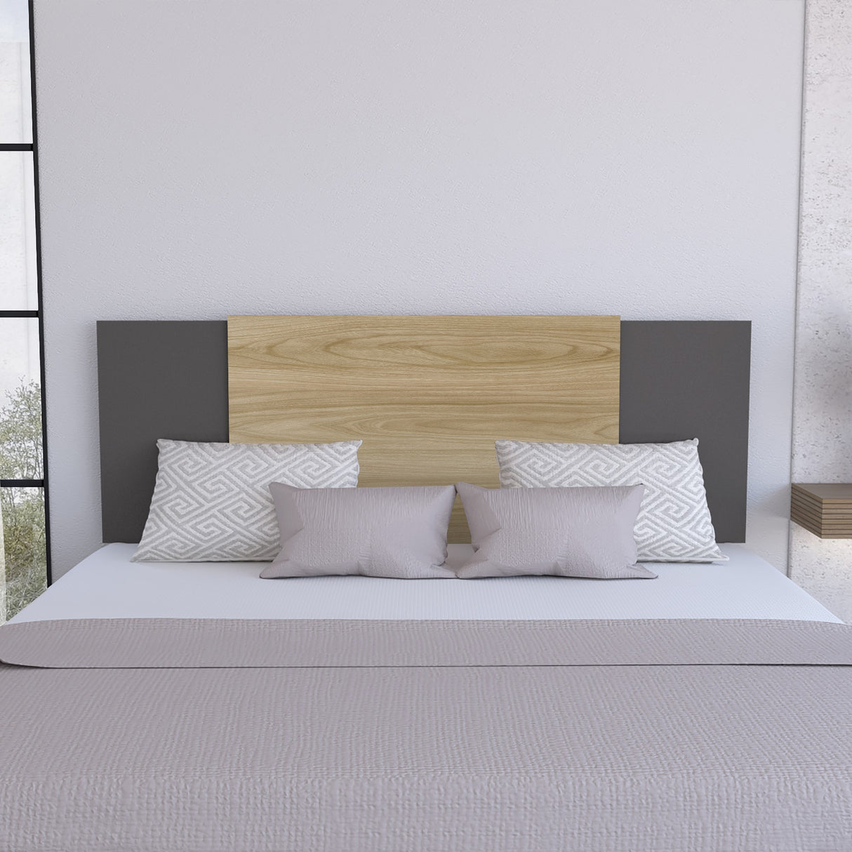 Cabecero Ajustable Neuss Fresno 140x72cm Liso para Cama Doble Hasta King - CABECEROS | Bylmo