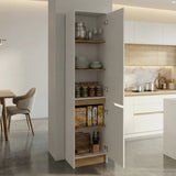 Alacena Soler Fresno 43x180cm 2 Puertas - ALACENAS Y MUEBLES MICROONDAS | Bylmo