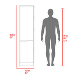 Alacena Soler Fresno 43x180cm 2 Puertas - ALACENAS Y MUEBLES MICROONDAS | Bylmo