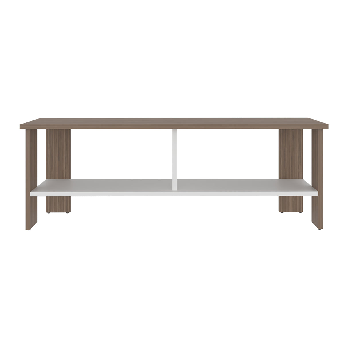 Mesa para TV Navia Avellana 120.3x42.1cm para TV Hasta 50 pulgadas - MUEBLES DE TV | Bylmo