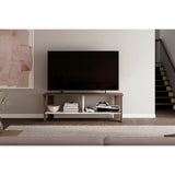 Mesa para TV Navia Avellana 120.3x42.1cm para TV Hasta 50 pulgadas - MUEBLES DE TV | Bylmo