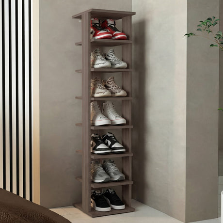 Zapatero Odesto Avellana 29.7x123.8cm de Siete Niveles - ZAPATEROS | Bylmo