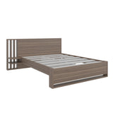 Base Cama Vance Avellana 179.9x86.6cm para Colchón Doble 140 X 190 Cm y con Cabecero - CAMAS | Bylmo