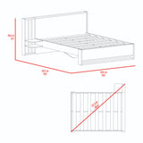 Base Cama Vance Avellana 179.9x86.6cm para Colchón Doble 140 X 190 Cm y con Cabecero - CAMAS | Bylmo