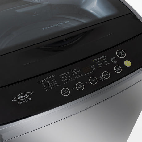 Lavadora Haceb Gris 61.2x95.2cm Para 11 Kilos con 6 Funciones Preconfiguradas - LAVADORAS Y SECADORAS | Bylmo