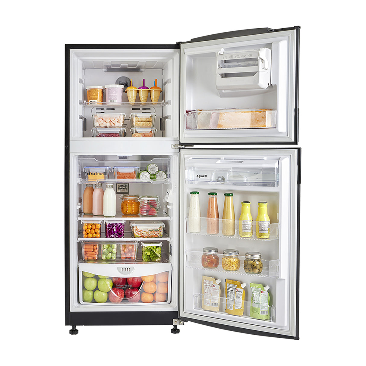 Nevera Inverter No Frost Haceb Titanio 62x148.5cm De 243 Litros con Dispensador de Agua - NEVERAS | Bylmo