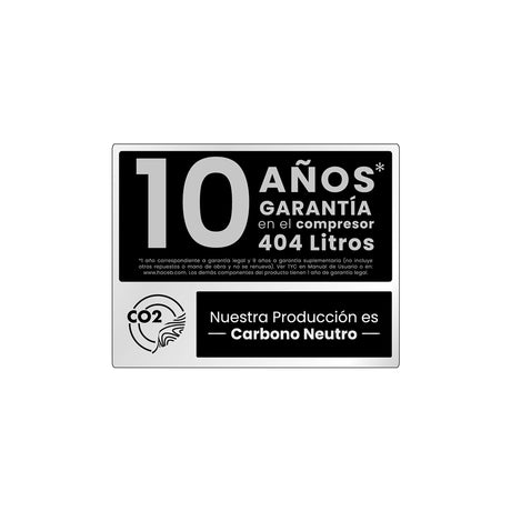 Nevera No Frost Haceb Gris Plomo 74x175.5cm De 404 Litros con Dispensador de Agua - NEVERAS | Bylmo