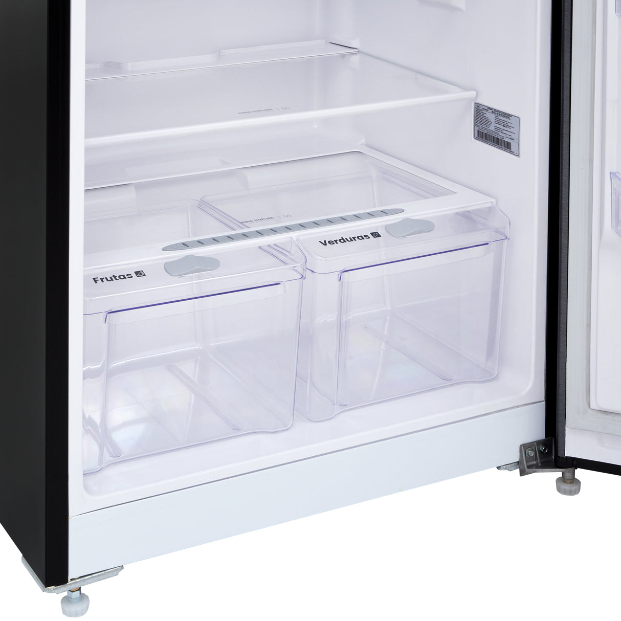 Nevera No Frost Haceb Negro Esmeralda 73.1x175.6cm De 404 Litros con Dispensador de Agua - NEVERAS | Bylmo