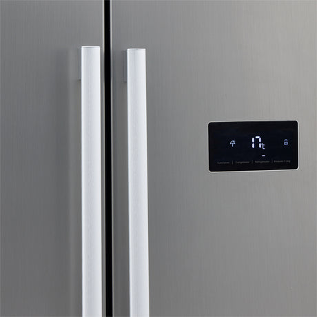Nevecón No Frost Haceb Side By Side Inox 91x177cm De 563 Litros y con Pantalla Digital - NEVERAS | Bylmo