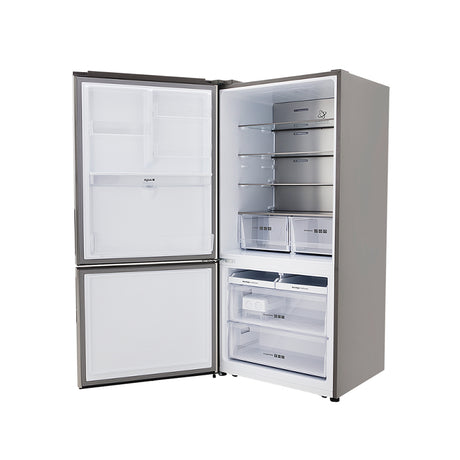 Nevecón No Frost Haceb Bottom Mount Inox 79.4x172.5cm De 543 Litros con Dispensador de Agua - NEVERAS | Bylmo