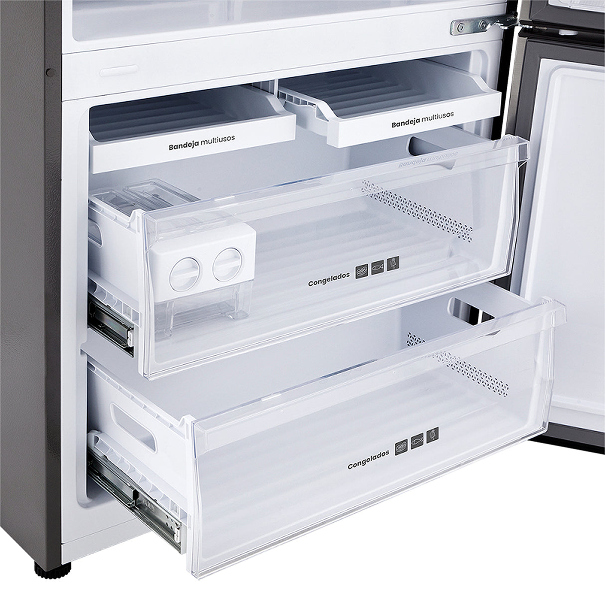 Nevecón No Frost Haceb Bottom Mount Inox 79.4x172.5cm De 543 Litros con Dispensador de Agua - NEVERAS | Bylmo
