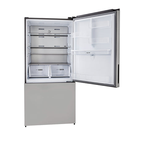 Nevecón No Frost Haceb Bottom Mount Inox 79.4x172.5cm De 543 Litros con Dispensador de Agua - NEVERAS | Bylmo