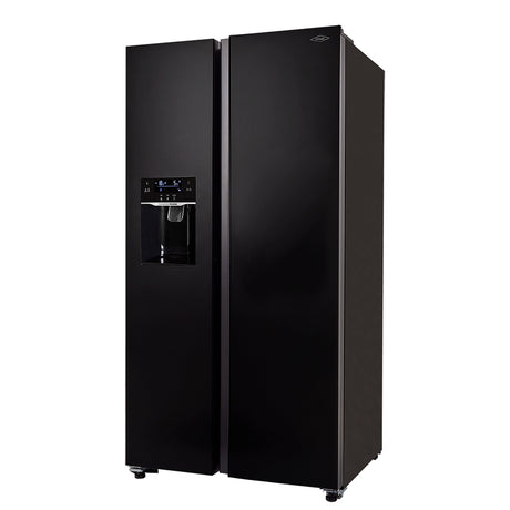 Nevecón No Frost Haceb Side By Side Negro 91x177cm De 621 Litros con Dispensador de Agua - NEVERAS | Bylmo