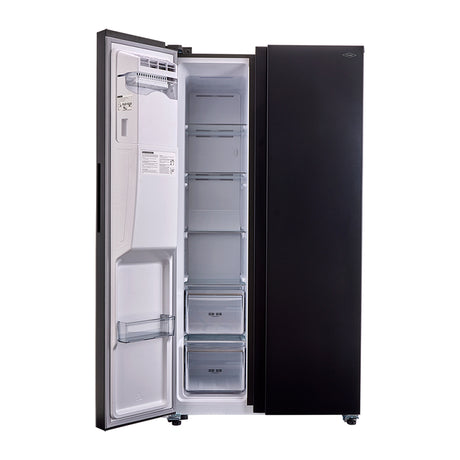 Nevecón No Frost Haceb Side By Side Negro 91x177cm De 621 Litros con Dispensador de Agua - NEVERAS | Bylmo