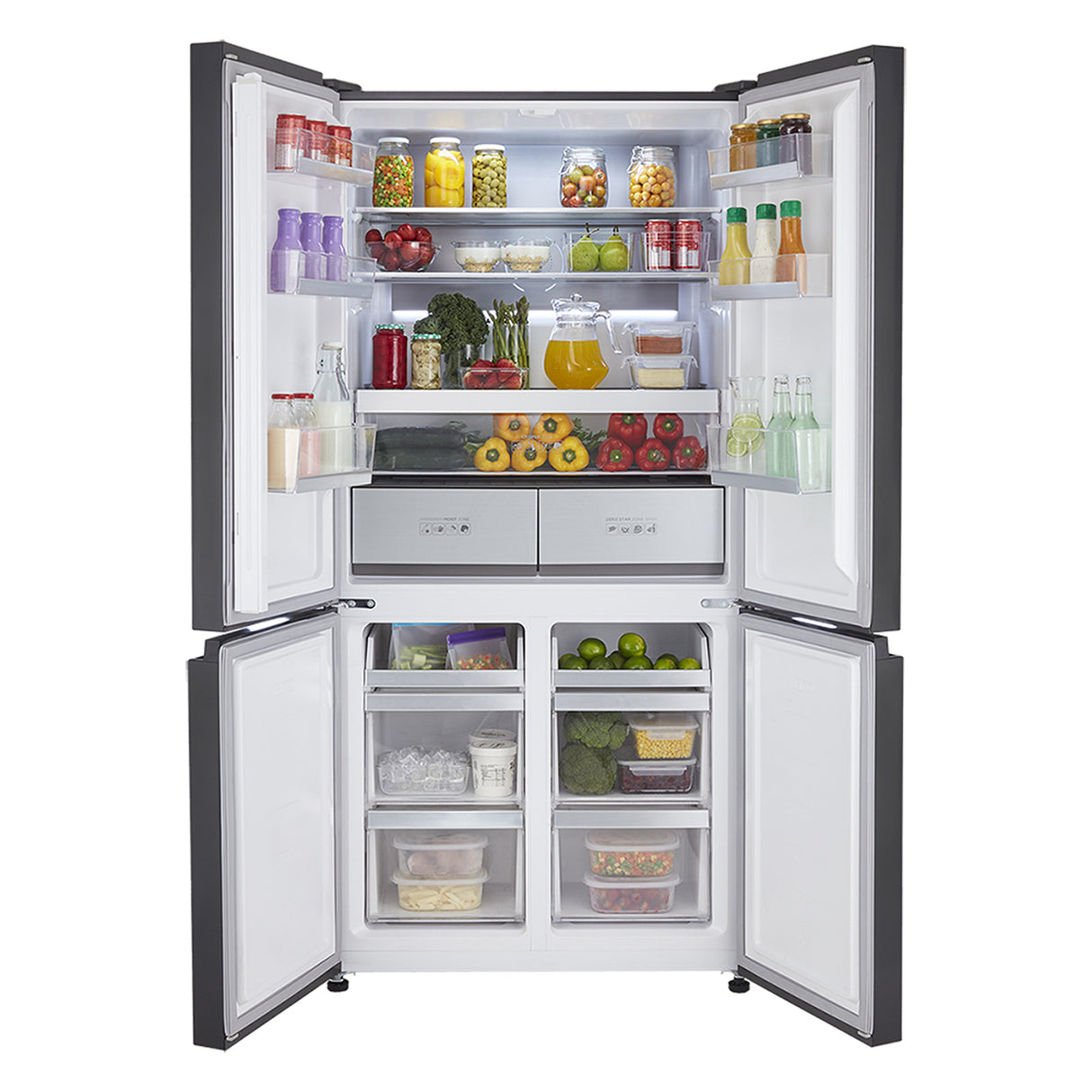 Nevera No Frost Haceb Cross Door Negro 69x1.9cm De 586 Litros y con Pantalla Digital - NEVERAS | Bylmo