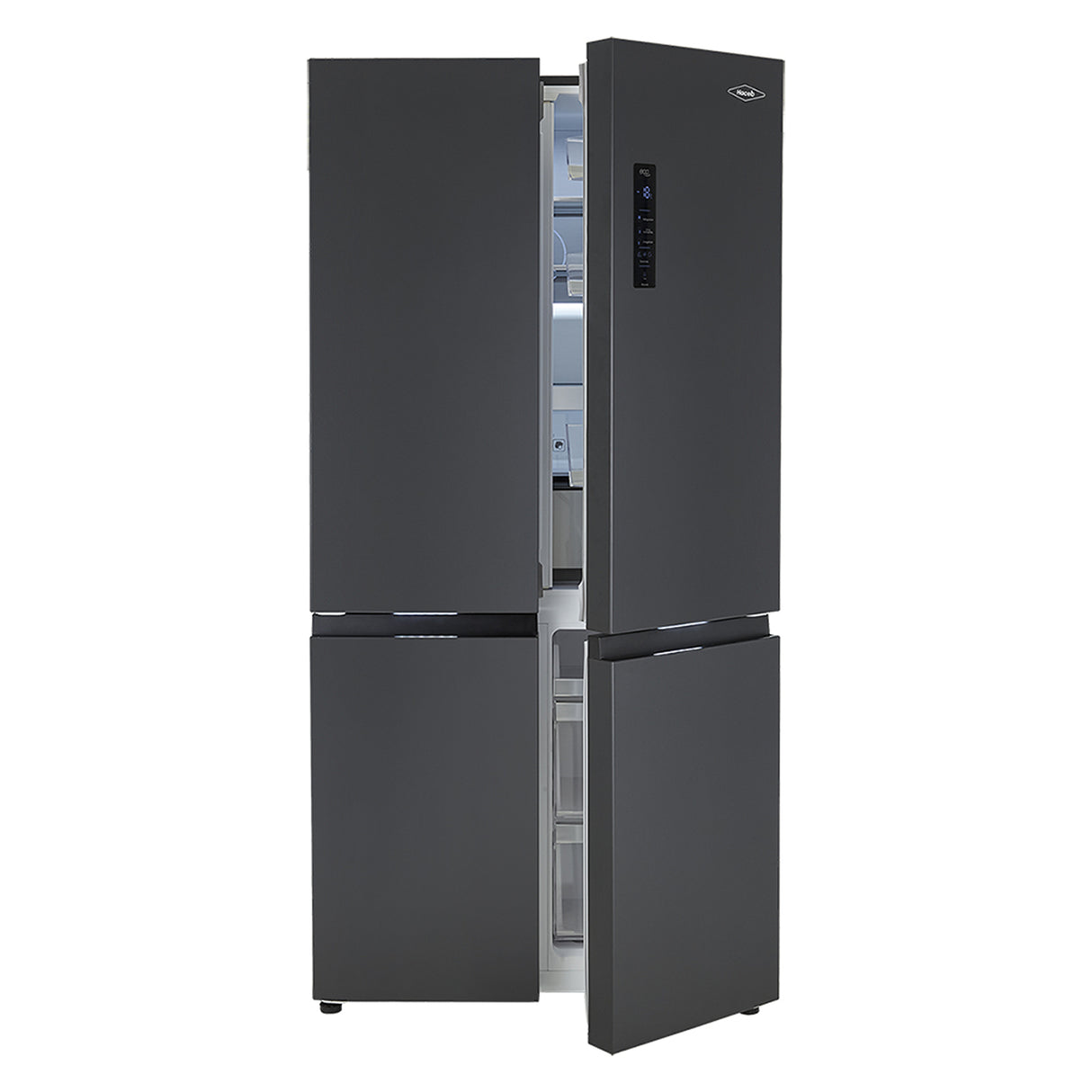 Nevera No Frost Haceb Cross Door Negro 69x1.9cm De 586 Litros y con Pantalla Digital - NEVERAS | Bylmo