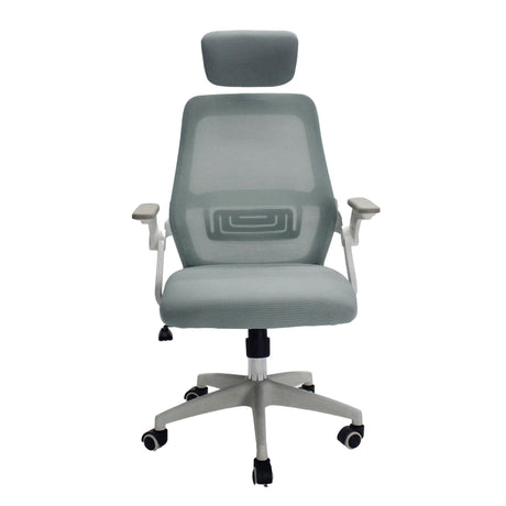 Silla Gerencial Azul Aguamarina 72x119cm con Apoya Brazos con Soporte Lumbar y con Apoya Cabezas - SILLAS DE OFICINA | Bylmo