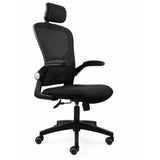 Silla Gerencial Negro 61x124cm con Apoya Brazos con Soporte Lumbar y con Apoya Cabezas - SILLAS DE OFICINA | Bylmo
