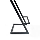 Butaco Mácula y Negro 35x71cm de Asiento Cuadrado sin Espaldar y sin Apoya Brazos - SILLAS Y BUTACOS | Bylmo