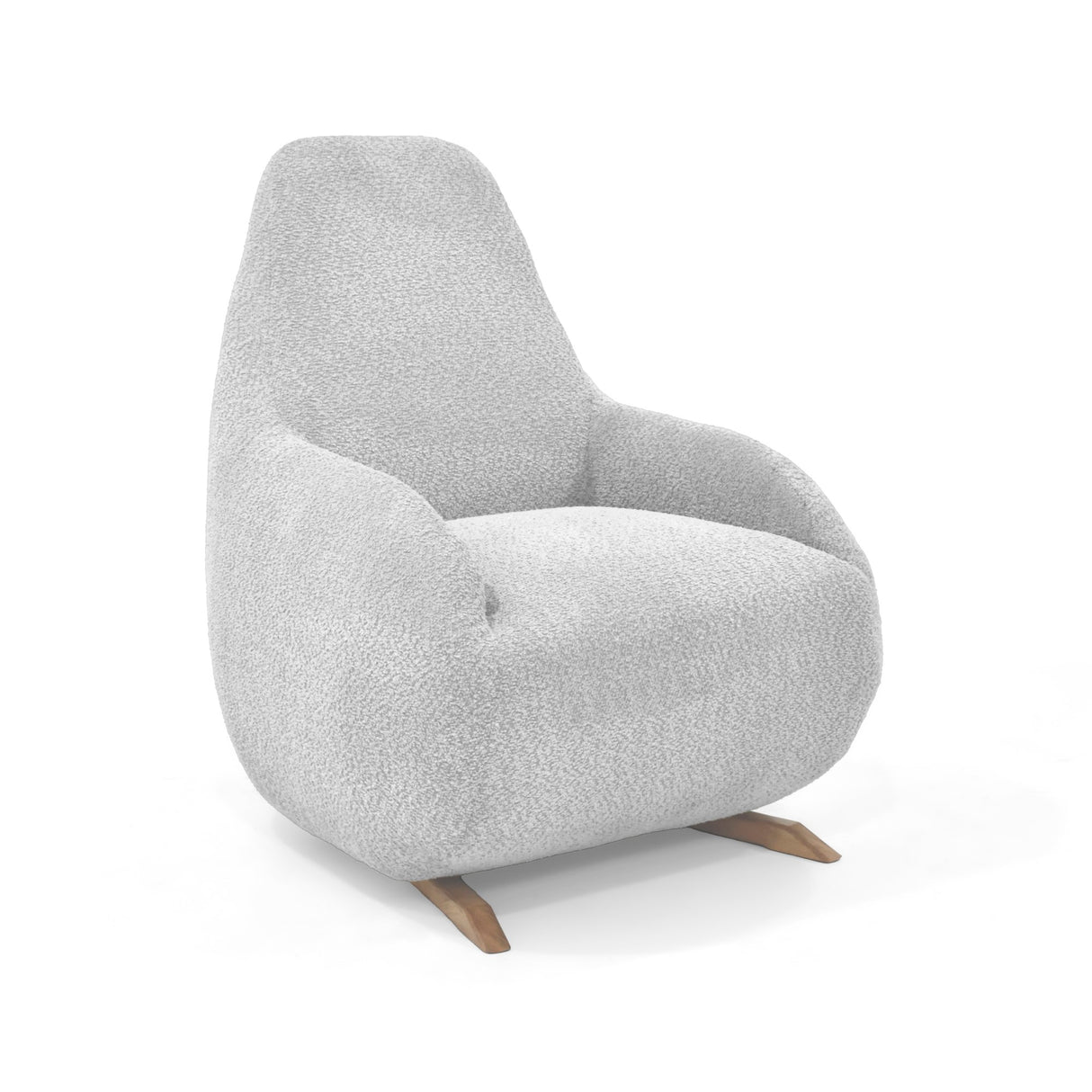 Poltrona Rusell Plata y Matiz Caoba 77x95cm de Un Puesto con Apoya Brazos - SOFAS Y POLTRONAS | Bylmo