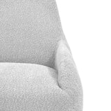 Poltrona Rusell Plata y Matiz Caoba 77x95cm de Un Puesto con Apoya Brazos - SOFAS Y POLTRONAS | Bylmo