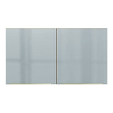 Mueble Superior de Cocina Lux Marrón y Gris 120x66cm con Cuatro Entrepaños y Dos Puertas - MUEBLES SUPERIORES DE COCINA | Bylmo