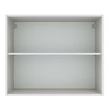 Mueble Superior de Cocina Agata Blanco y Gris 80x66cm con Dos Entrepaños y Dos Puertas - MUEBLES SUPERIORES DE COCINA | Bylmo