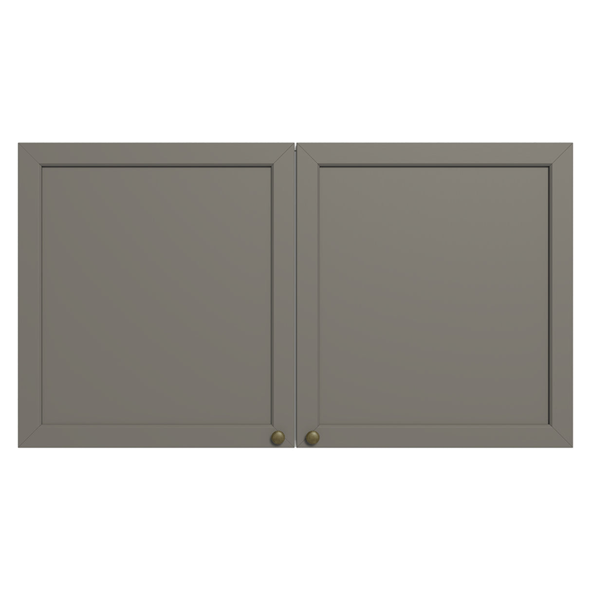 Mueble Superior de Cocina Vik Blanco y Gris 120x66cm con Cuatro Entrepaños y Dos Puertas - MUEBLES SUPERIORES DE COCINA | Bylmo