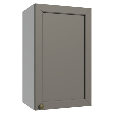 Mueble Superior de Cocina Vik Blanco y Gris 40x66cm con Dos Entrepaños y Una Puerta - MUEBLES SUPERIORES DE COCINA | Bylmo