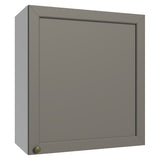 Mueble Superior de Cocina Vik Blanco y Gris 60x66cm con Dos Entrepaños y Una Puerta