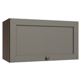 Mueble Superior de Cocina Vik Marrón y Gris 60x33cm con Un Entrepaño y Una Puerta - MUEBLES SUPERIORES DE COCINA | Bylmo