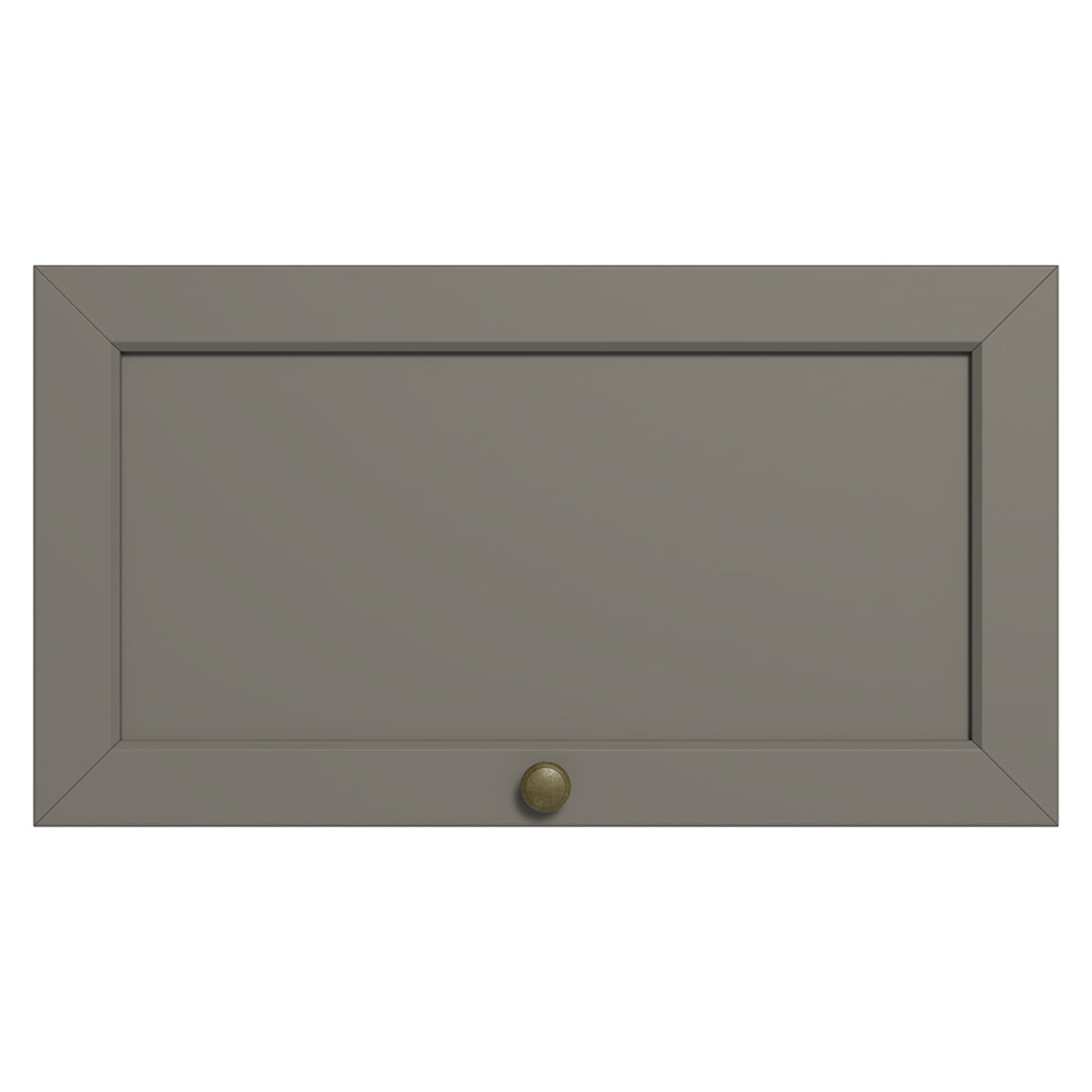 Mueble Superior de Cocina Vik Marrón y Gris 60x33cm con Un Entrepaño y Una Puerta - MUEBLES SUPERIORES DE COCINA | Bylmo