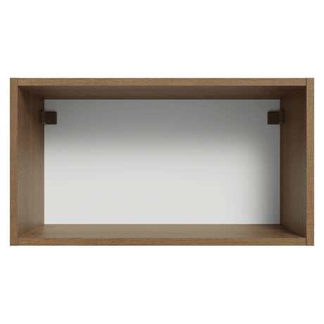 Mueble Superior de Cocina Vik Marrón y Gris 60x33cm con Un Entrepaño y Una Puerta - MUEBLES SUPERIORES DE COCINA | Bylmo