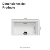 Mueble Superior de Cocina Vik Blanco y Verde 60x33cm con Un Entrepaño y Una Puerta - MUEBLES SUPERIORES DE COCINA | Bylmo