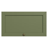Mueble Superior de Cocina Vik Marrón y Verde 60x33cm con Un Entrepaño y Una Puerta